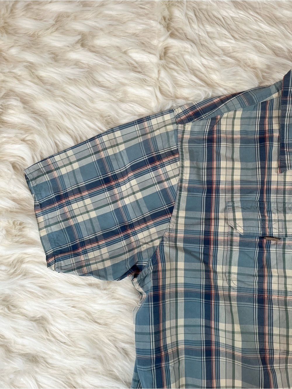 Wrangler Western Shirt Short Sleeve Men's XXL Plaid - Picture 2 of 6